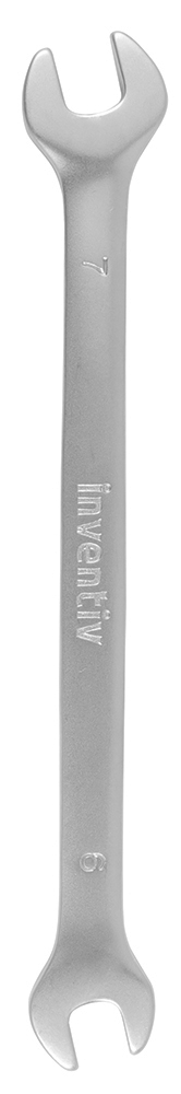 Clé plate 6/7mm chrome vanadium - INVENTIV